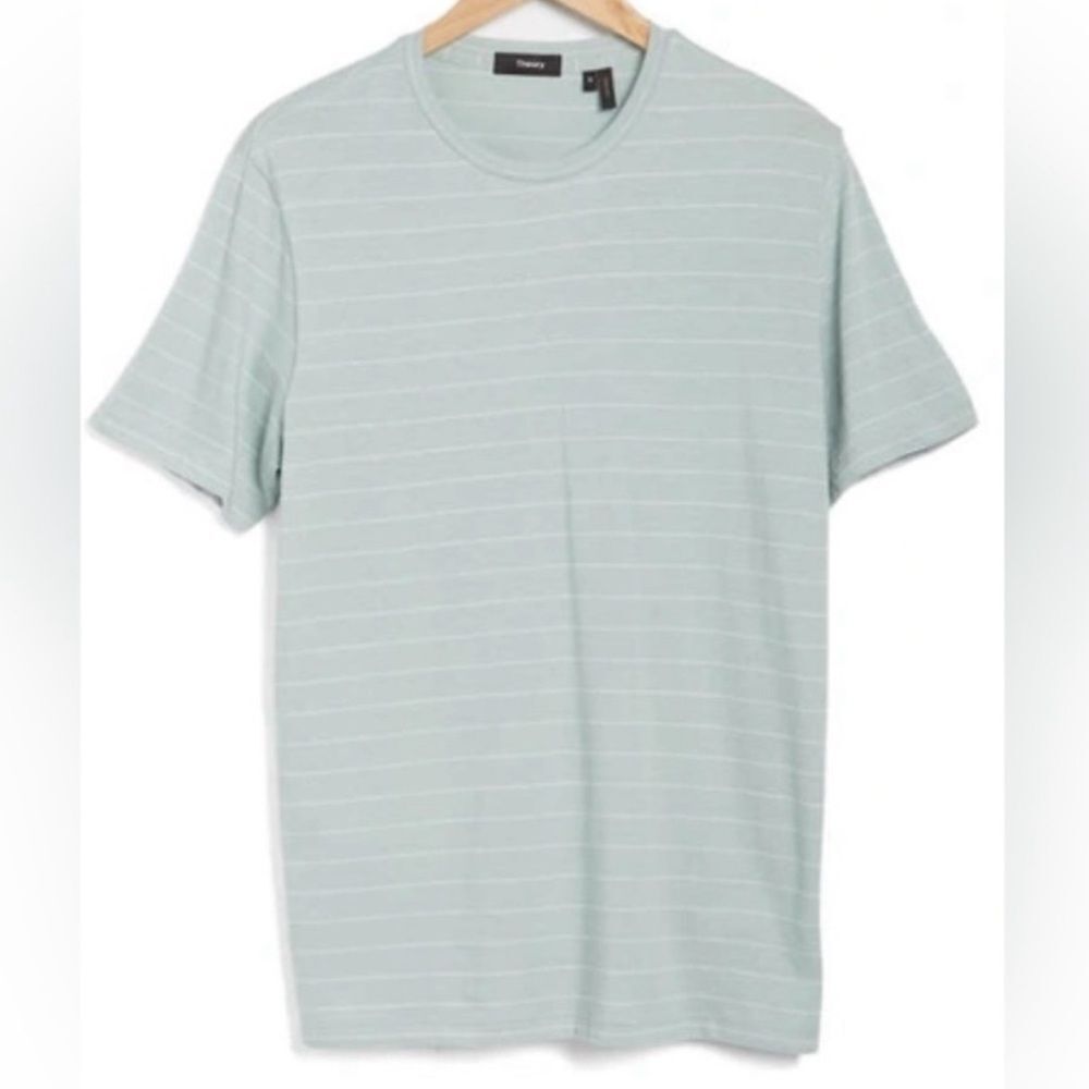 Theory Men’s Cotton Clean T-Shirt Striped XL